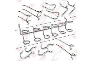  ORGANIZERS ASSORTED HOOKS 200 GARAGE PEGBOARD HOOKS GARAGE SET